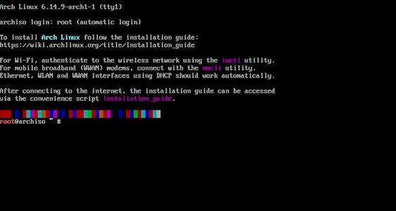 shell-archlinux Installare Arch Linux nel 2025 in pochi minuti con Archinstall